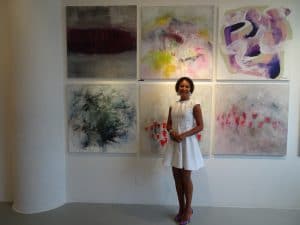 Caelum Gallery, in Chelsea, NYC ... Michaela de Luxe in der Gallery 2017